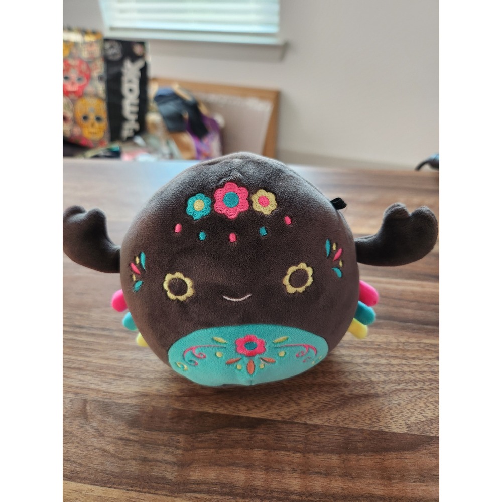 Squishmallow 8" Calio Calavera Dia De Los Muertos Brown Octopus Plush